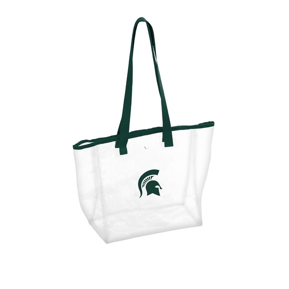 Michigan State Spartans Clear Tote Bag - Picture 2 of 2